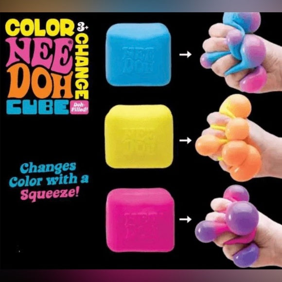 NeeDoh Color Changing Cube (Max 3 per Customer)