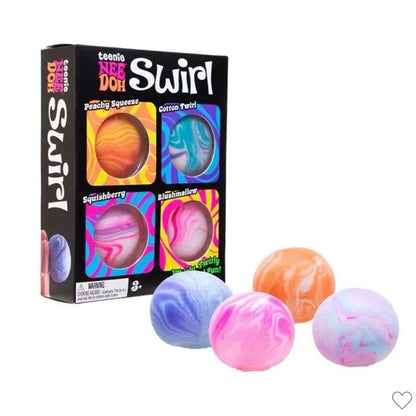 Teenie NeeDoh Swirl - Multipack (Max 3 per Customer)