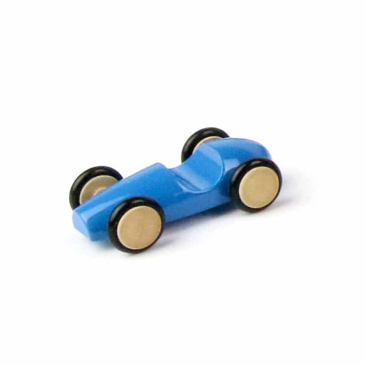 Mini Wood Racer - Blue