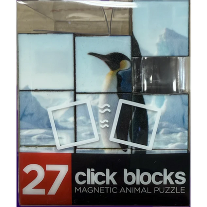 Click Blocks - Magnetic 27 pc Animals Puzzle