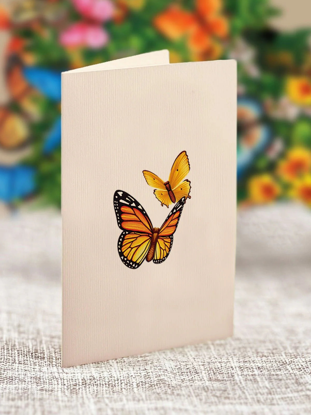 Mini Butterfly & Buttercup Pop Up Card