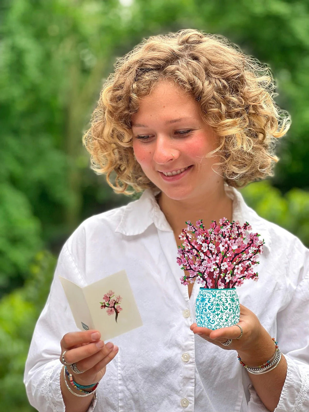 Mini Cherry Blossom Pop Up Card