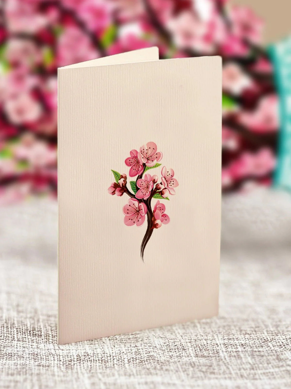 Mini Cherry Blossom Pop Up Card