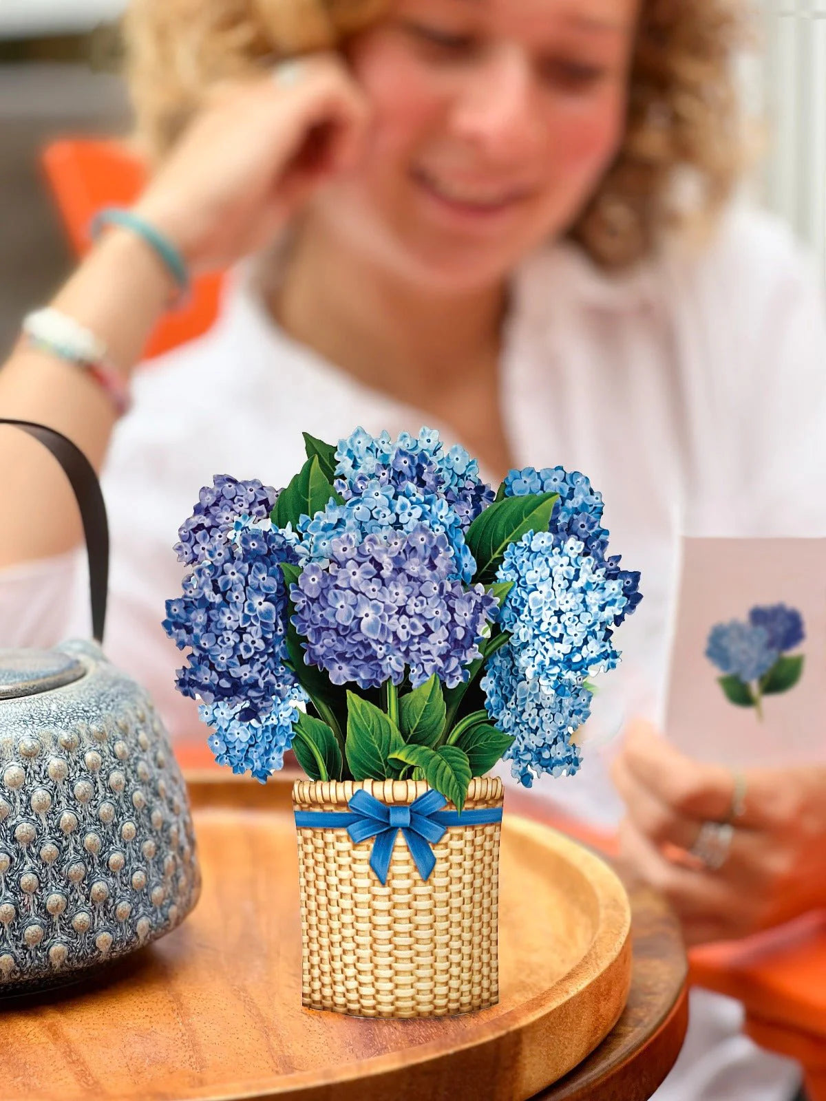 Mini Nantucket Hydrangea Pop Up Card