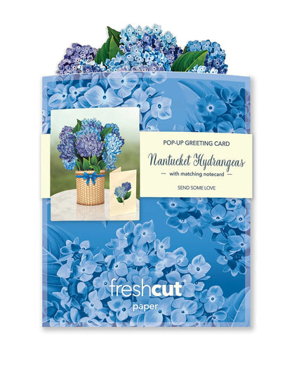 Mini Nantucket Hydrangea Pop Up Card