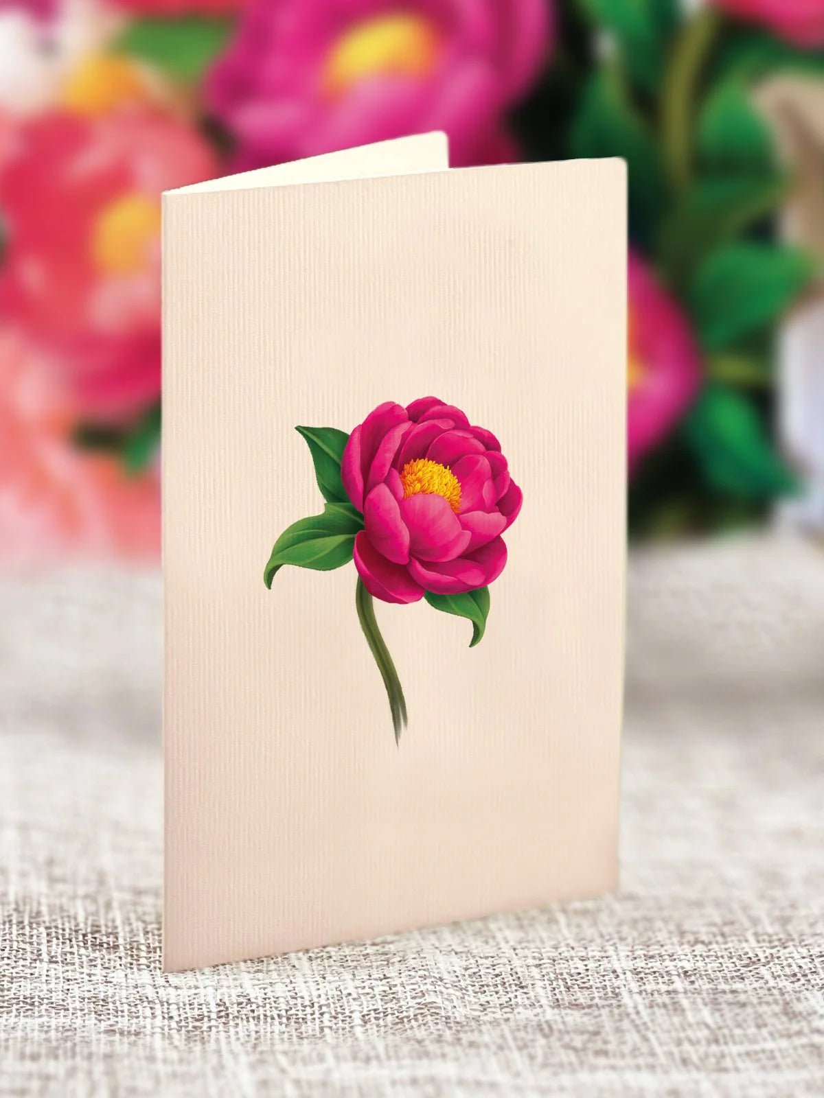 Mini Peony Paradise Pop Up Card