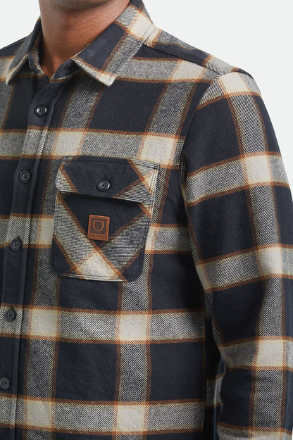 Bowery Flannel - Black/Cream