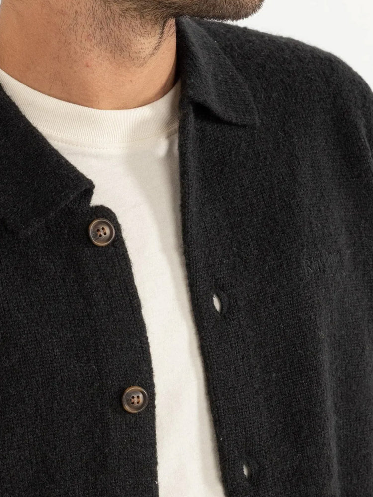 Mohair Button Up Knit Cardigan
