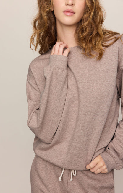 Boyfriend Sweatshirt - Heather Ash