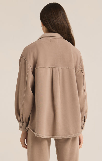 Abbott Longline Jacket - Latte