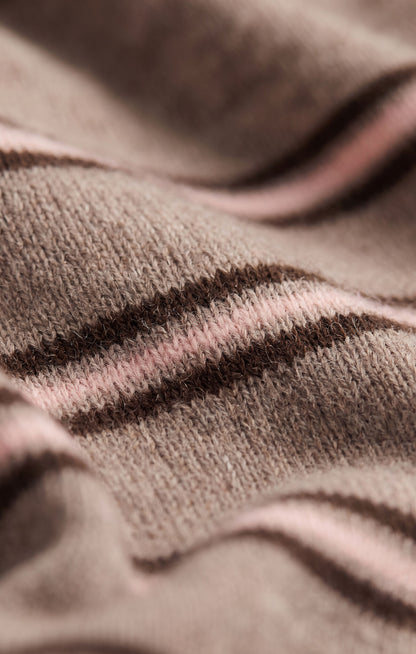 Gatewood Stripe Sweater - Heather Ash