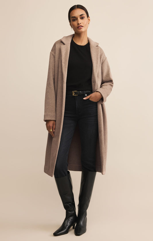 Mason Luxe Coat - Smokey
