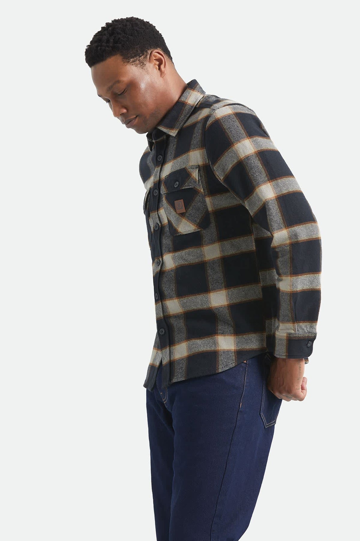 Bowery Flannel - Black/Cream