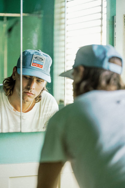 Ford Service Dept Snapback Hat - Blue Chambray
