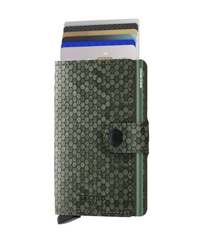 Miniwallet - Hexagon Green