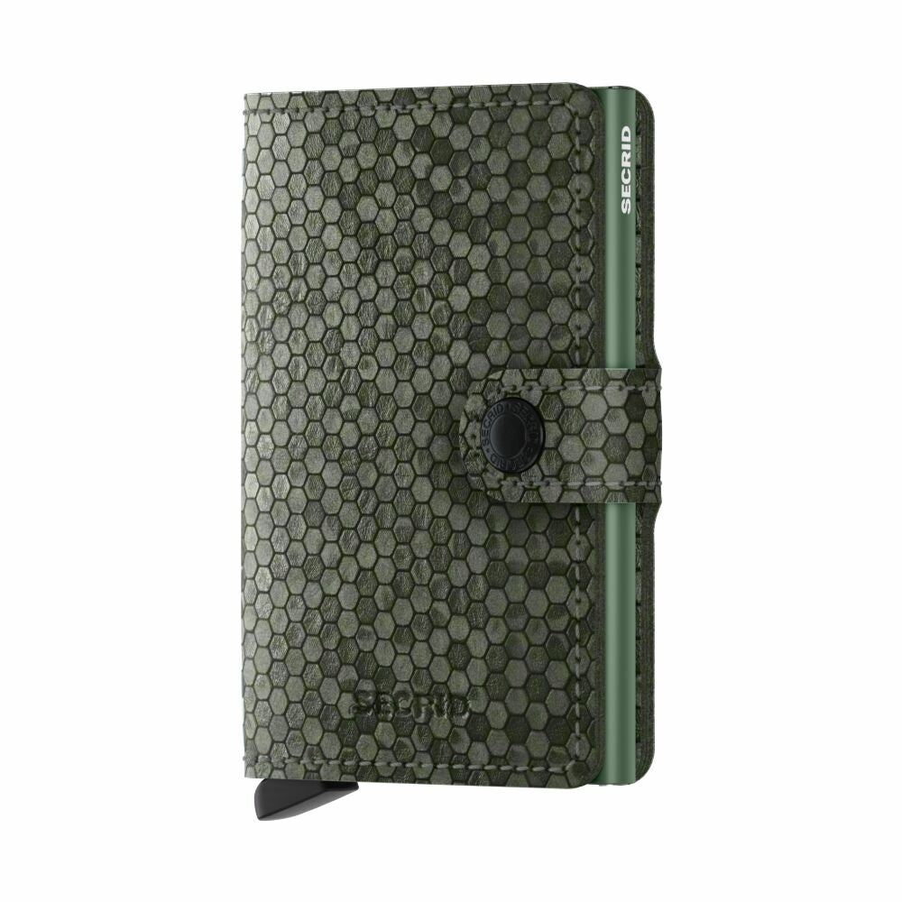 Miniwallet - Hexagon Green