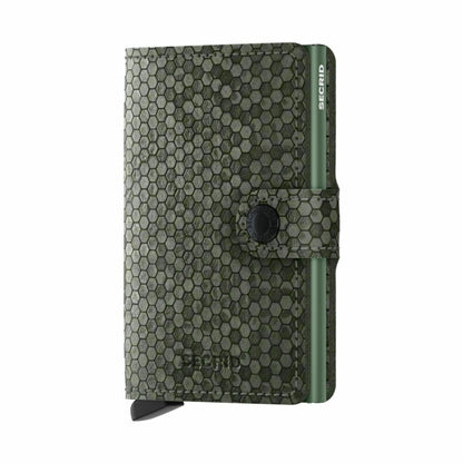 Miniwallet - Hexagon Green