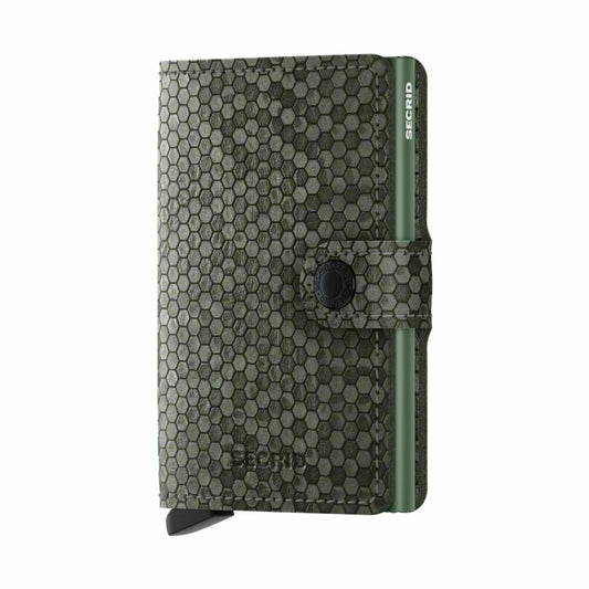 Miniwallet - Hexagon Green