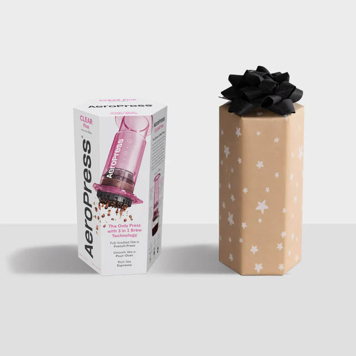 AeroPress Coffee Maker - Clear Pink