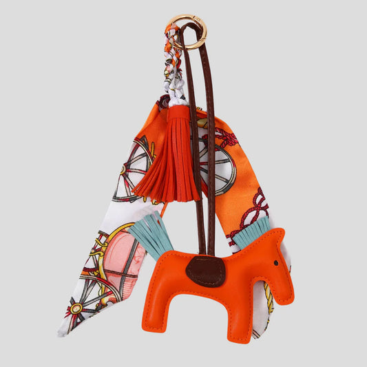 Pony Bag Charm - Orange