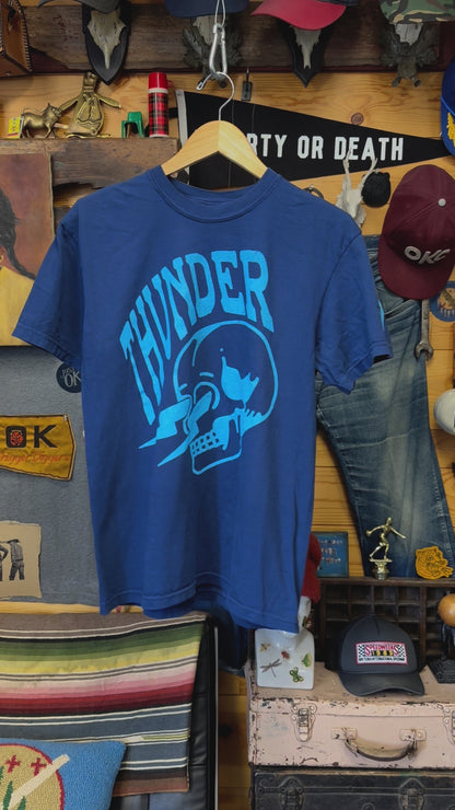 Thunder Skull Tee - Blue