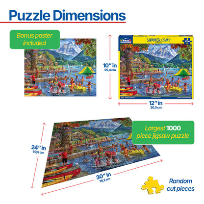 Summer Camp - 1000 Piece Jigsaw Puzzle