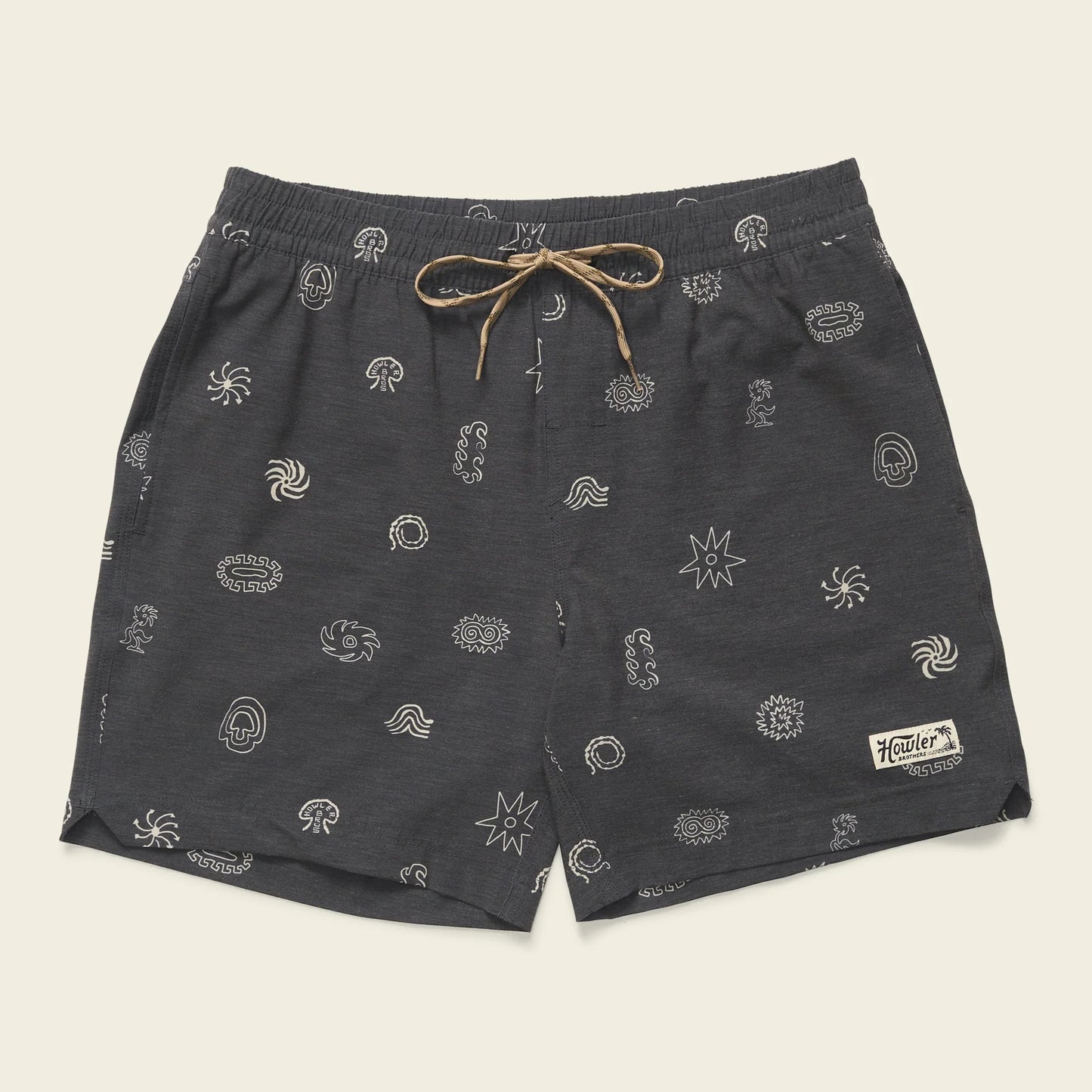 Deep Set Boardshorts 17" - Mementos Black