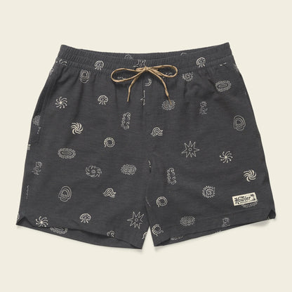 Deep Set Boardshorts 17" - Mementos Black