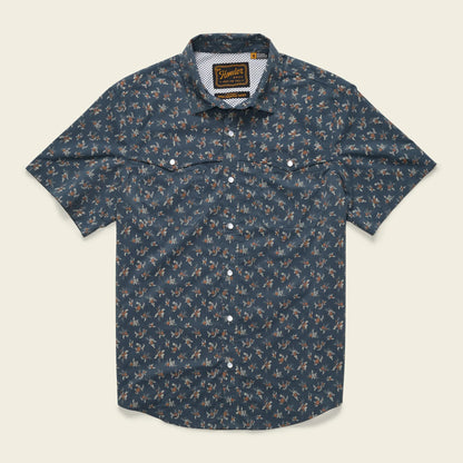 Open Country Tech Shirt - Rancher Floral - Dark Slate