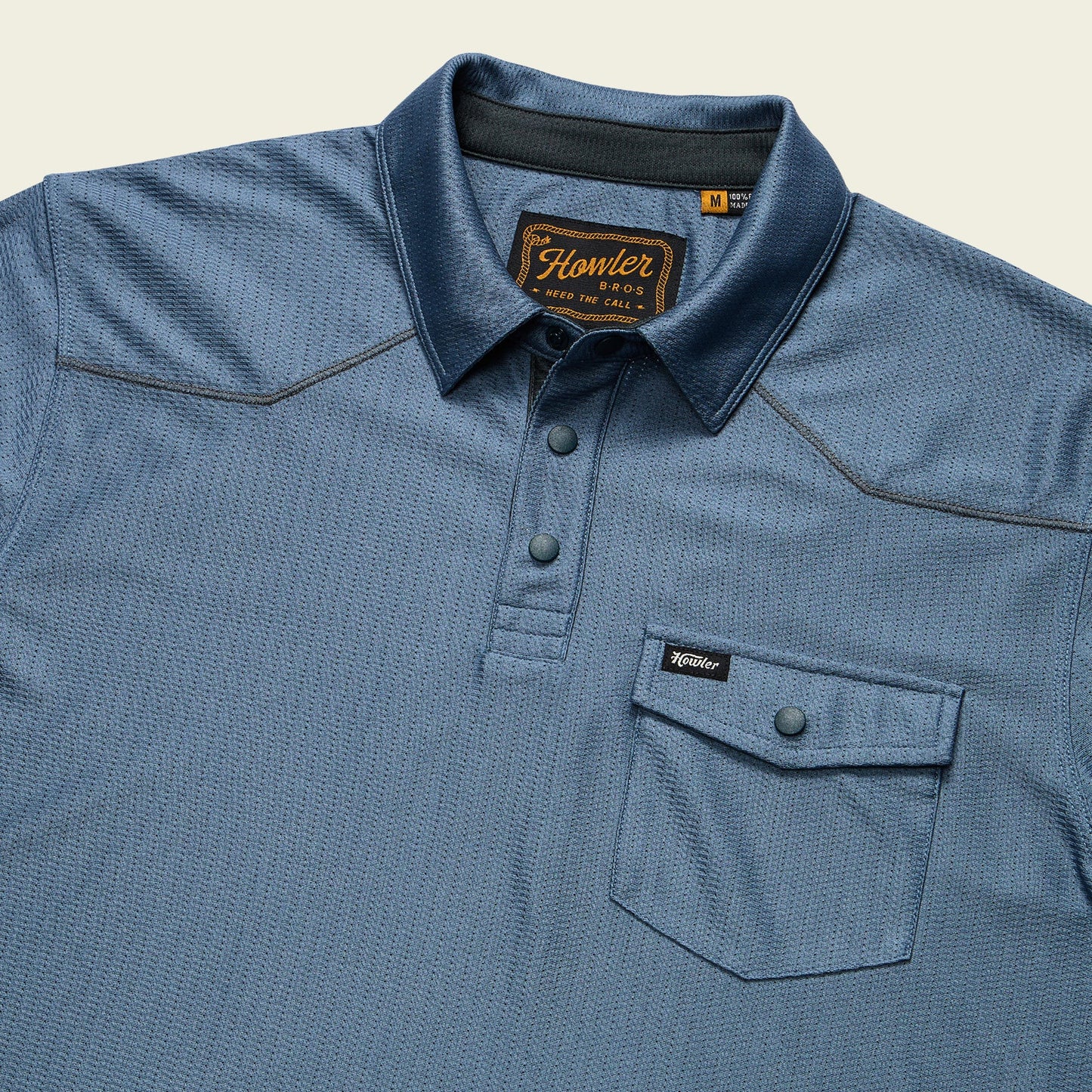 Ranchero Tech Polo - Mirage Blue