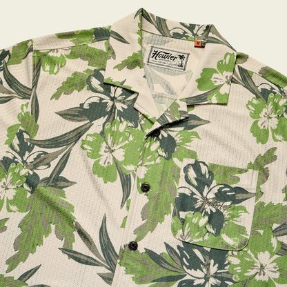 Palapa Tech Shirt - Flagler Floral Off White