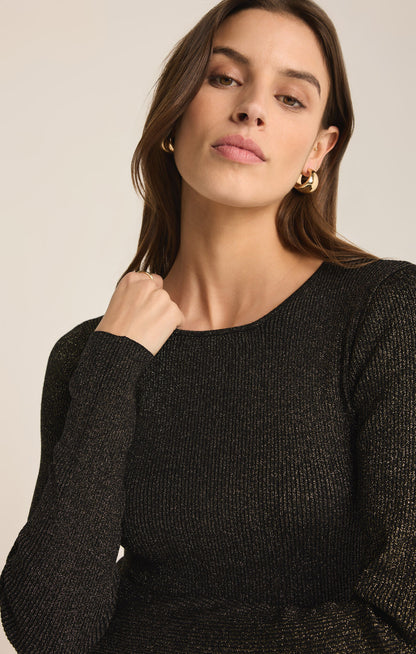 Goldie Crew Neck Sweater - Black