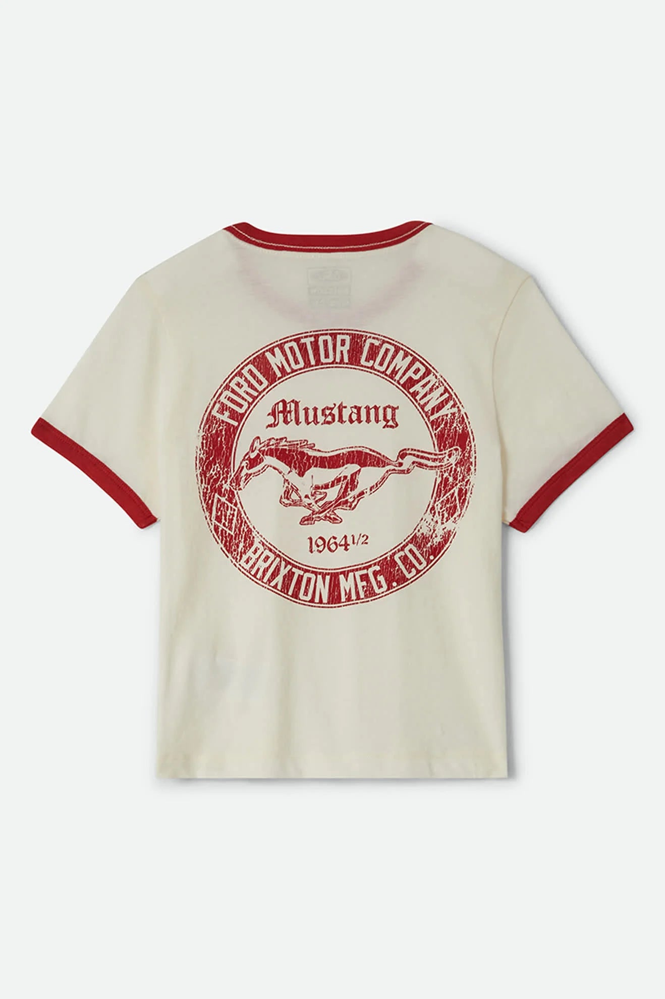 Ford Mustang Baby Ringer Tee - White
