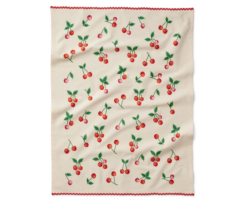 Cherries Tea Towel