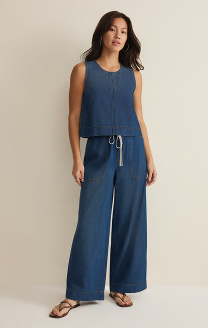 Daycation Denim Utility Pant - Deep Water