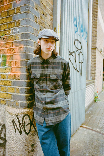 Bowery Flannel - Black/Charcoal