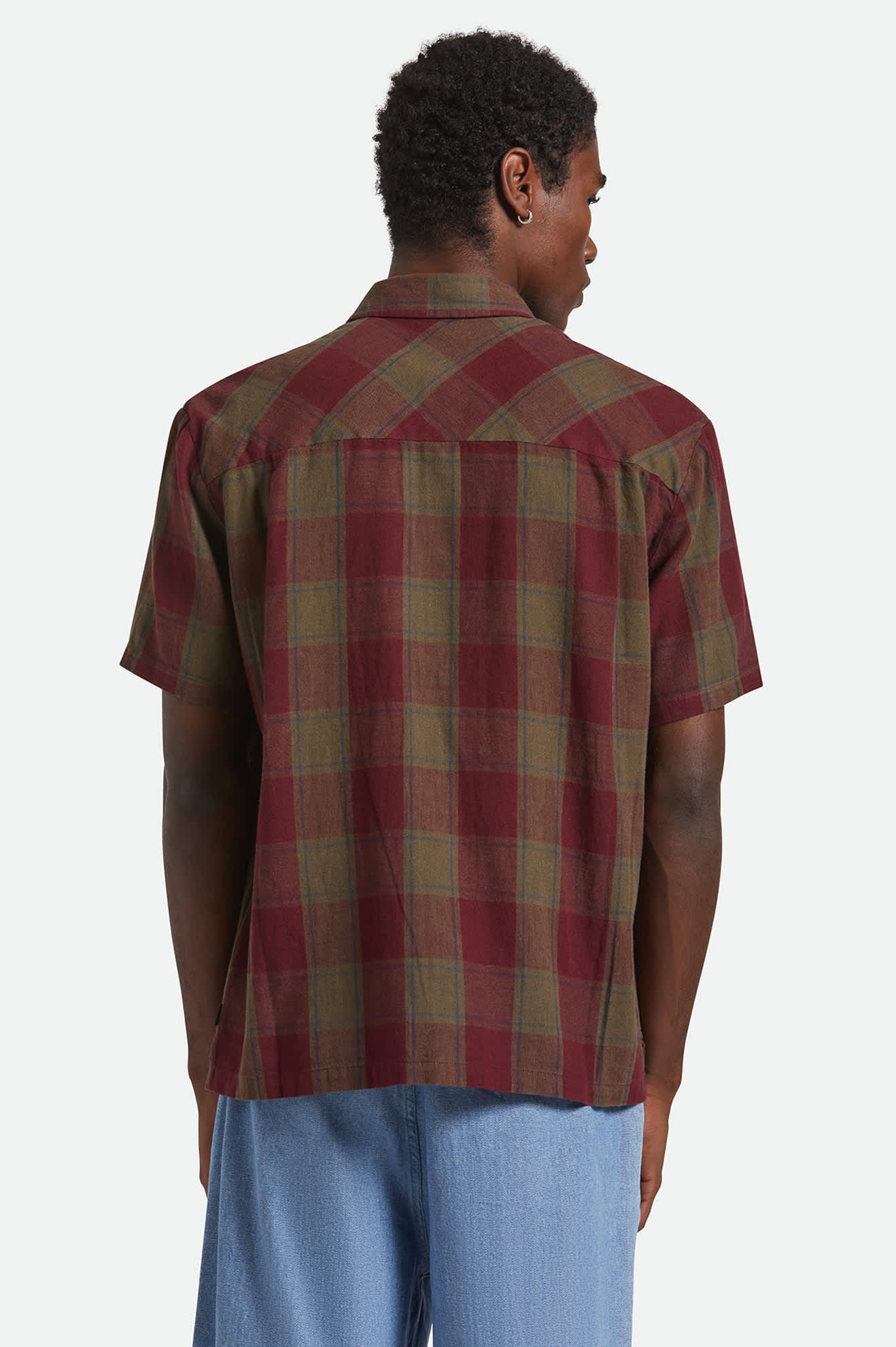 Cru Linen Blend Woven - Olive Surplus/Port