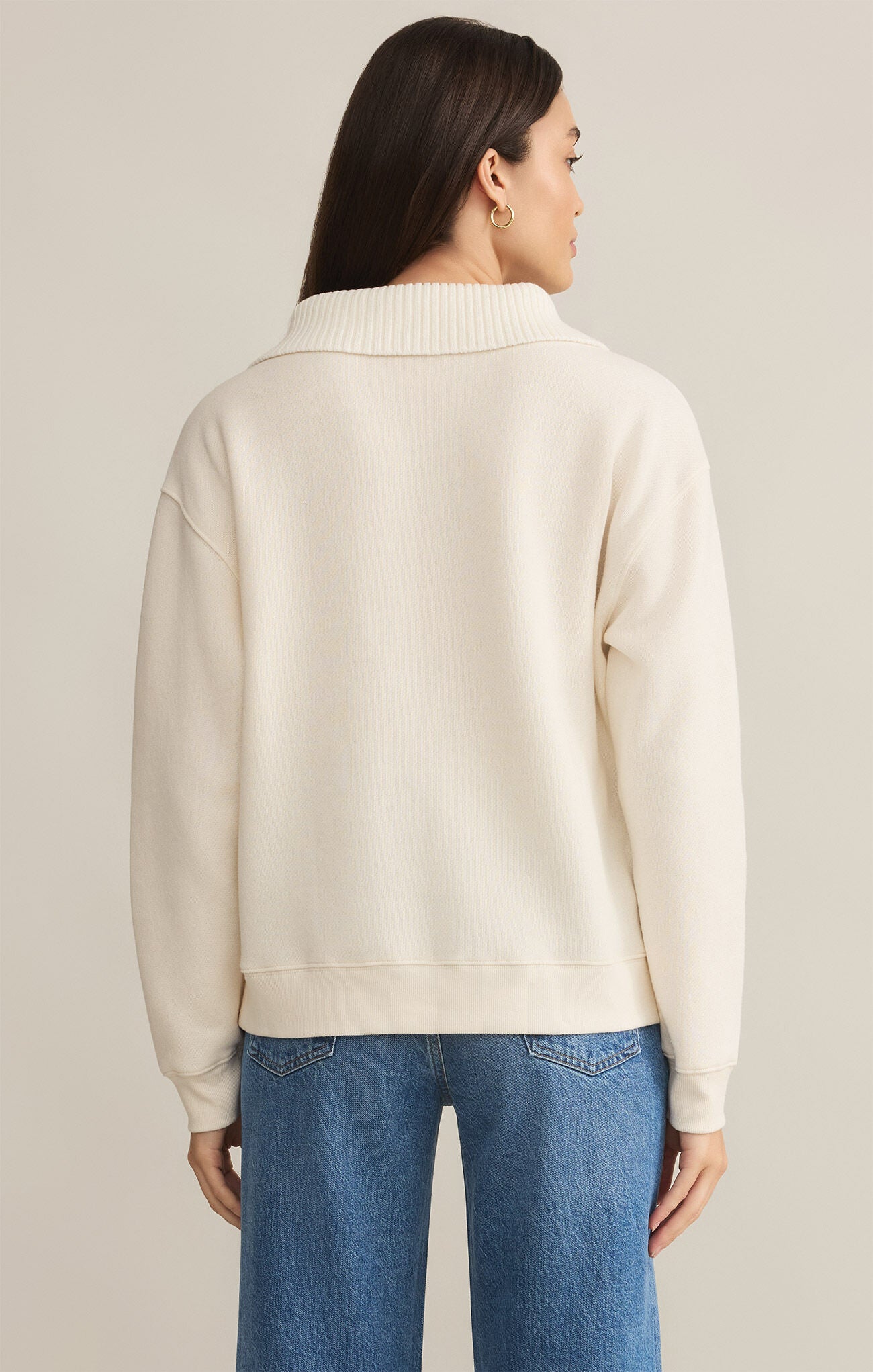 Sonata Fleece Sweatshirt - Sea Salt