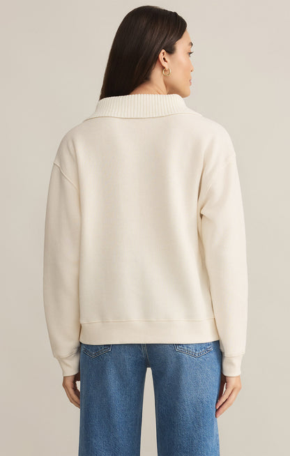 Sonata Fleece Sweatshirt - Sea Salt