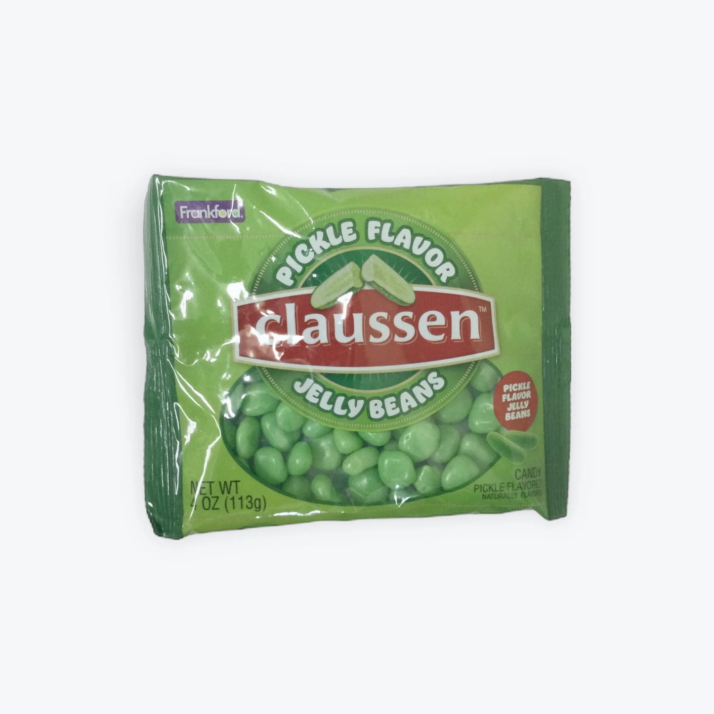 Frankford Claussen Pickle Jelly Beans 4 oz Bag