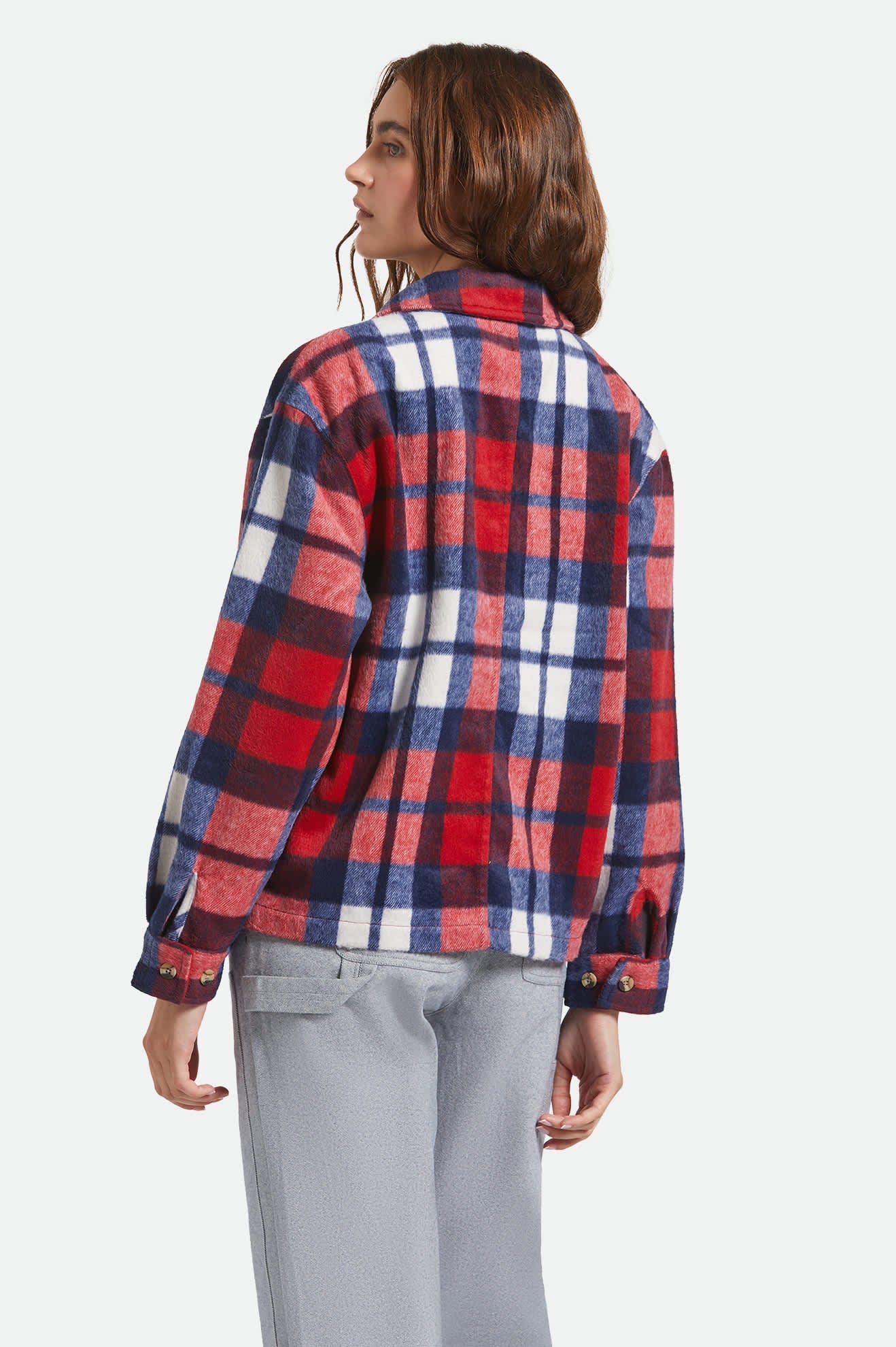 Bowery Women's Soft Brushed Flannel - Adrenaline Rush/Navy