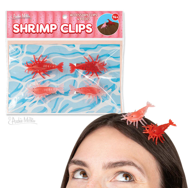 Clips - Shrimp - Set of Four