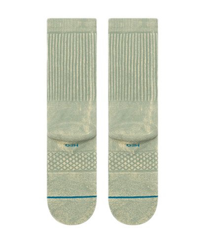 Icon Dyed Crew Socks - Sea Green