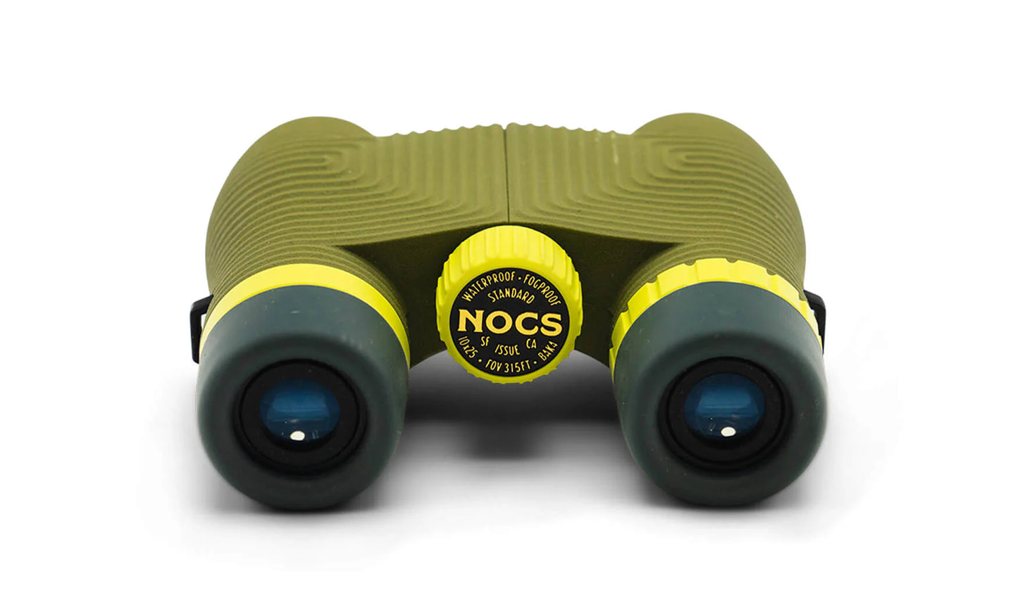 Standard Issue 10x25 Waterproof Binoculars - Olive Green