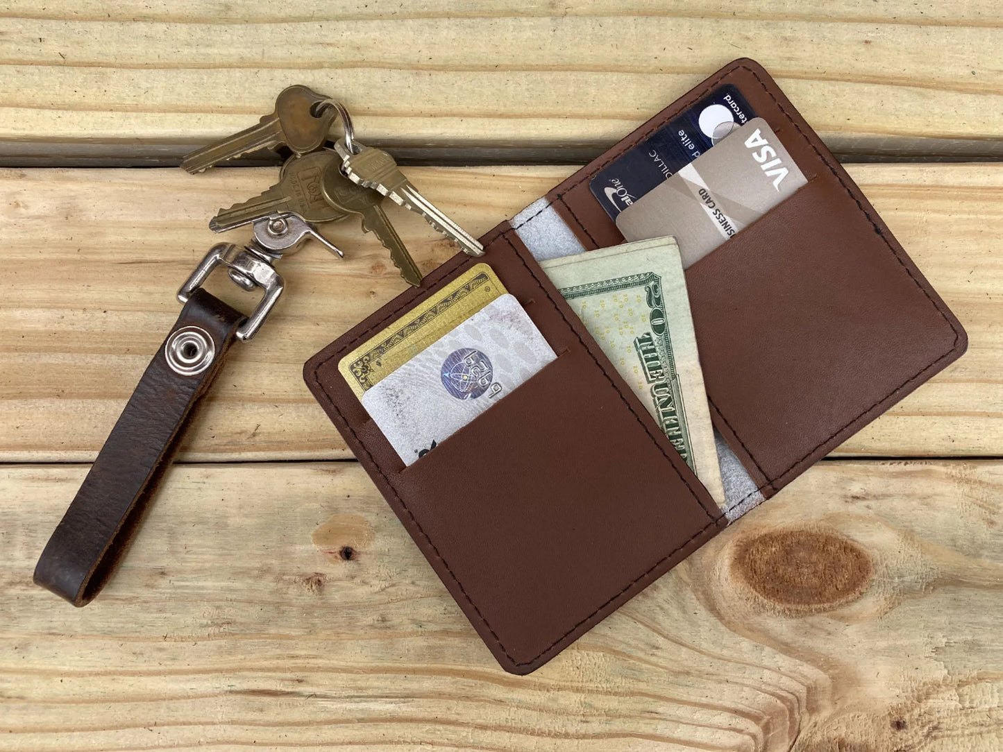 Backerton Easy Tiger Leather Cardholder Wallet