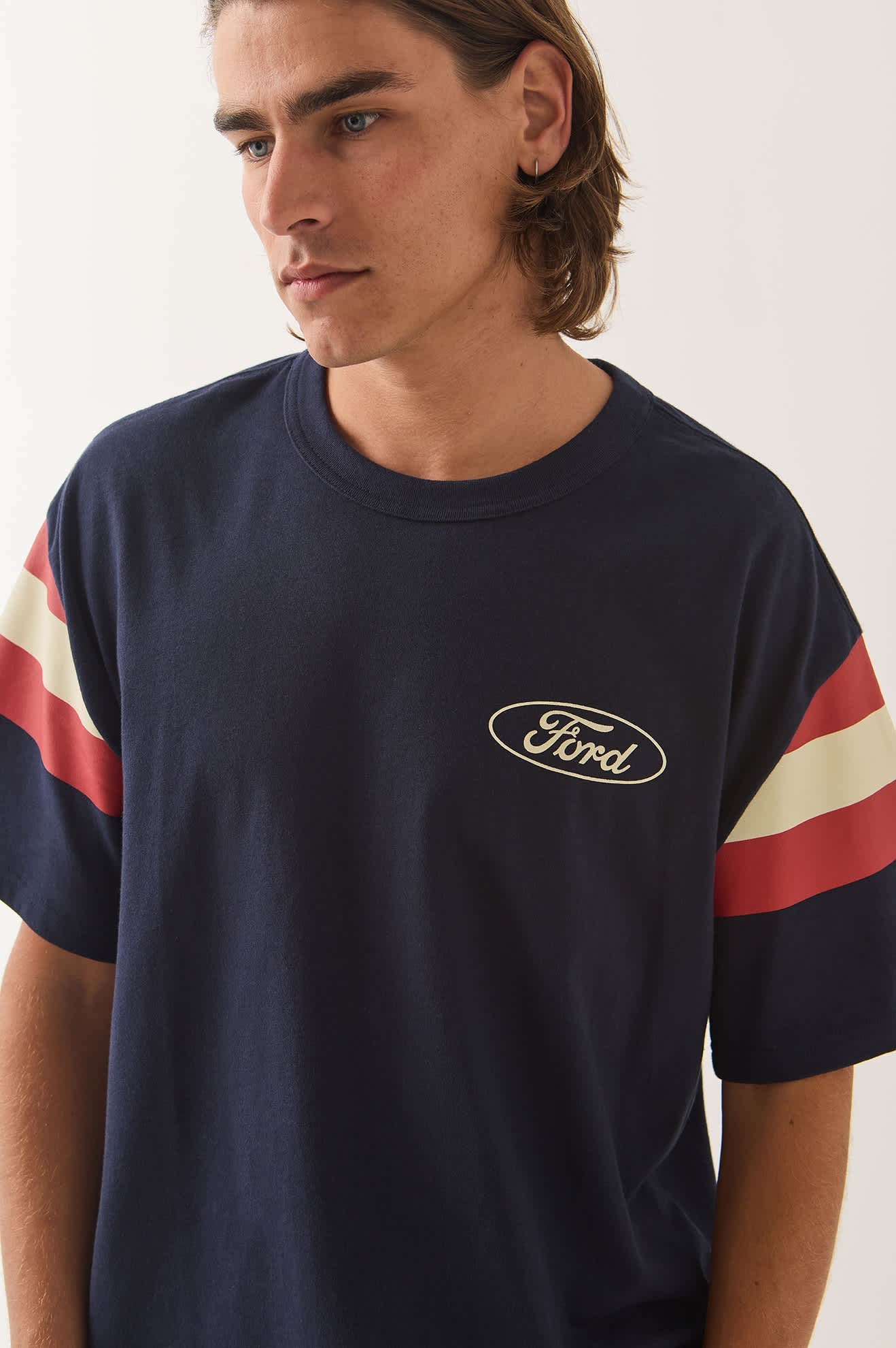 Ford Built Tough Jersey Tee - American Navy