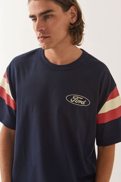 Ford Built Tough Jersey Tee - American Navy