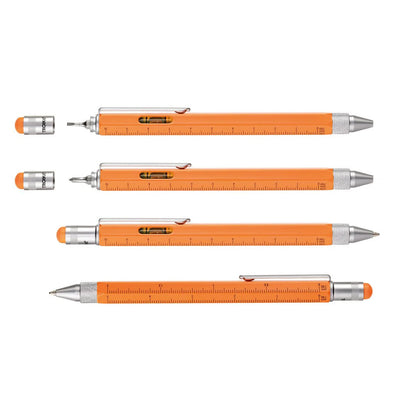 Construction Multi-Tool Pen - Neon Orange