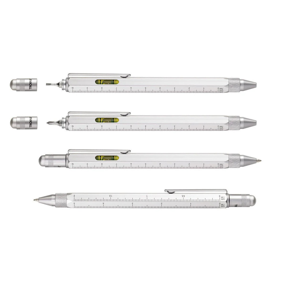 Construction Multi-Tool Pen - Silver