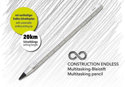 Construction Endless Pencil - Silver